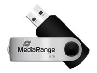 MediaRange USB Flexi-Drive - USB flash-enhet - 16 GB MR910