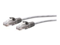 C2G 9ft (2.7m) Cat6a Snagless Unshielded (UTP) Slim Ethernet Network Patch Cable - Gray - patch-kabel - 2.7 m - grå C2G30119