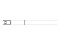 Intermec INband-II - handledsetiketter - 600 etikett (er) - 25.4 x 279.4 mm INBND27864-W