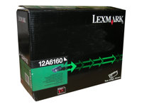 Lexmark - svart - original - rekonditionerad - tonerkassett 12A6160