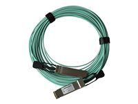 StarTech.com MSA Uncoded Compatible 15m/49.2ft 40G QSFP+ to QSFP+ AOC Cable, 40 GbE QSFP+ Active Optical Fiber, 40 Gbps QSFP Plus/Transceiver Module Cable, 40GE QSFP+ Active Optical Cable - Lifetime Warranty (QSFP40GAO15M) - 40GBase direktkopplingskabel - 15 m - svart QSFP40GAO15M