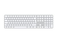 Apple Magic Keyboard with Touch ID and Numeric Keypad - tangentbord - USB-C - QWERTY - dansk - white keys Inmatningsenhet MXK73DK/A