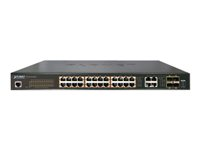 PLANET GS-4210-24P4C - switch - 24 portar - Administrerad - rackmonterbar GS-4210-24P4C