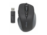 Kensington Pro Fit Mid-Size - mus - 2.4 GHz - svart K72405EU