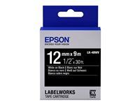 Epson LabelWorks LK-4BWV - etiketttejp - 1 kassett(er) - Rulle (1,2 cm x 9 m) C53S654009