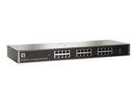 LevelOne GSW-2457 - switch - 24 portar GSW-2457