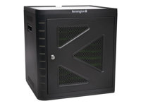 Kensington Charge & Sync Cabinet, Universal Tablet Kabinett - för 10 surfplattor - svart K67862EU