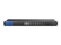 Linksys Business LGS124 - switch - 24 portar - ohanterad - rackmonterbar LGS124-EU