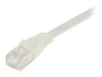 MicroConnect UltraFlat - nätverkskabel - 5 m - vit V-UTP505W-FLAT