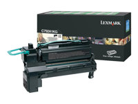 Lexmark - svart - original - tonerkassett - LCCP, LRP C792A1KG