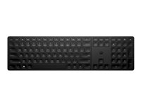 HP 450 - tangentbord - programmerbar - 100% full size - AZERTY - belgisk - svart Inmatningsenhet 4R184AA#AC0