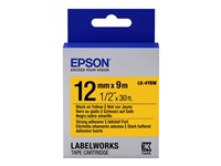 Epson LabelWorks LK-4YBW - etiketttejp - 1 kassett(er) - Rulle (1,2 cm x 9 m) C53S654014