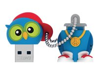 EMTEC Novelty 3D M341 DJ Owl - USB flash-enhet - 16 GB ECMMD16GM341