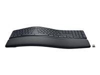 Logitech ERGO K860 Split Keyboard for Business - tangentbord - tysk - grafit Inmatningsenhet 920-010345