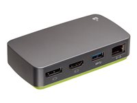 IOGEAR Thunderbolt 3 Travel Dock - dockningsstation - Thunderbolt 3 - Mini DP - 1GbE GTD300