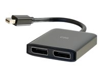 C2G Mini DisplayPort 1.2 to Dual DisplayPort MST Hub - video/audiosplitter - 2 portar 84290