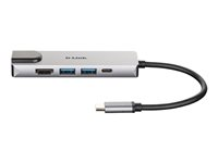 D-Link DUB-M520 - dockningsstation - USB-C / Thunderbolt 3 - HDMI - 1GbE DUB-M520