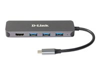 D-Link DUB-2333 - dockningsstation - USB-C / Thunderbolt 3 - HDMI DUB-2333