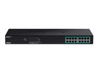 TRENDnet TPE TG160G - switch - 16 portar - rackmonterbar - TAA-kompatibel TPE-TG160G