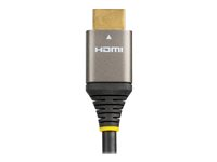 StarTech.com 3 m Premium certifierad HDMI 2.0-kabel - Hög hastighets UHD 4K 60 Hz HDMI-kabel med Ethernet - HDR10, ARC - UHD HDMI Video-sladd - För UHD-skärmar, TV-apparater, monitorer - M/M - HDMI-kabel med Ethernet - 3 m HDMMV3M