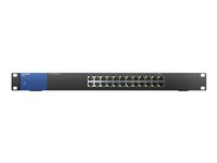 Linksys Business LGS124 - switch - 24 portar - ohanterad - rackmonterbar LGS124-UK