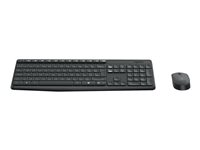 Logitech MK235 - sats med tangentbord och mus - USA, internationellt Inmatningsenhet 920-007931