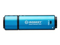 Kingston IronKey Vault Privacy 50 Series - USB flash-enhet - 128 GB - TAA-kompatibel IKVP50C/128GB