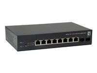 LevelOne GEP-1051 - switch - 10 portar - smart - rackmonterbar GEP-1051