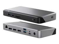 ALOGIC MX3 TripleDisplay - dockningsstation - USB-C - 3 x DP++ - 1GbE DUPRMX3-WW