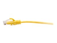 C2G 25ft (7.6m) Cat6a Snagless Unshielded (UTP) Slim Ethernet Network Patch Cable - Yellow - patch-kabel - 7.6 m - gul C2G30173