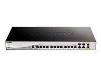 D-Link DXS 1210-16TC - switch - 16 portar - smart - rackmonterbar DXS-1210-16TC/E