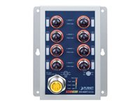 PLANET ISW-808PT-M12A - switch - 8 portar - ohanterad ISW-808PT-M12A