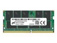 Micron - DDR4 - modul - 16 GB - SO DIMM 260-pin - 3200 MHz / PC4-25600 - ej buffrad MTA9ASF2G72HZ-3G2F1R