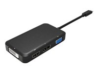 MicroConnect videokort - DisplayPort / HDMI / DVI / VGA USB3.1CCOM10