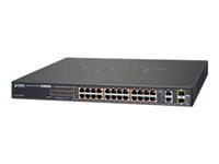 PLANET FGSW-2624HPS - switch - 24 portar - smart - rackmonterbar FGSW-2624HPS