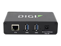 Digi AnywhereUSB 2 Plus - hubb - 2 portar - Administrerad AW02-G300