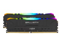 Ballistix RGB - DDR4 - sats - 64 GB: 2 x 32 GB - DIMM 288-pin - 3600 MHz / PC4-28800 - ej buffrad BL2K32G36C16U4BL