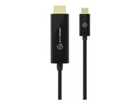 ALOGIC Elements Series kabel för video / ljud - HDMI / USB - 2 m ELUCHD-02RBLK