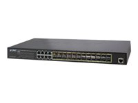 PLANET GS-5220-16S8C - switch - 24 portar - Administrerad - rackmonterbar GS-5220-16S8C