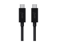 Belkin - USB typ C-kabel - 24 pin USB-C till 24 pin USB-C - 1 m F2CU052BT1M-BLK