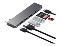 Satechi Pro Hub Slim - dockningsstation - USB-C x 2 - HDMI ST-HUCPHSM