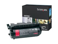 Lexmark - svart - original - tonerkassett 12A7360