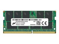 Micron - DDR4 - modul - 16 GB - SO DIMM 260-pin - 3200 MHz / PC4-25600 - ej buffrad MTA18ASF2G72HZ-3G2R1R