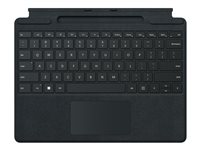 Microsoft Surface Pro Signature Keyboard - tangentbord - med accelerometer, pekplatta, Förvarings- och laddningsfack för Surface Slim Pen 2 - QWERTY - internationell engelska - svart Inmatningsenhet 8XB-00007