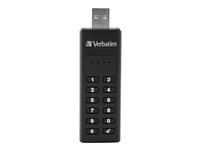 Verbatim Keypad Secure - USB flash-enhet - 128 GB 49429