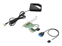 Lenovo ThinkStation AC Wi-Fi Solution Intel 8265 with External Antenna Kit - nätverksadapter - M.2 Card 4XC0T22654