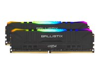 Ballistix RGB - DDR4 - sats - 32 GB: 2 x 16 GB - DIMM 288-pin - 3600 MHz / PC4-28800 - ej buffrad BL2K16G36C16U4BL