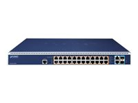 PLANET GS-6322-24P4X - switch - 28 portar - Administrerad - rackmonterbar GS-6322-24P4X